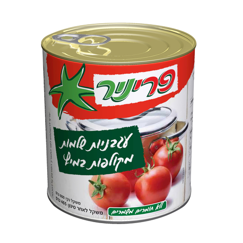 עגבניות שלמות מקולפות במיץ