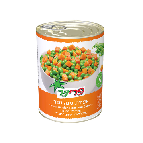 אפונת גינה וגזר